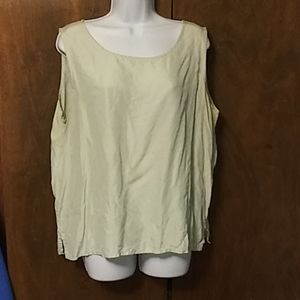 EILEEN FISHER SILK SEAFOAM TANK